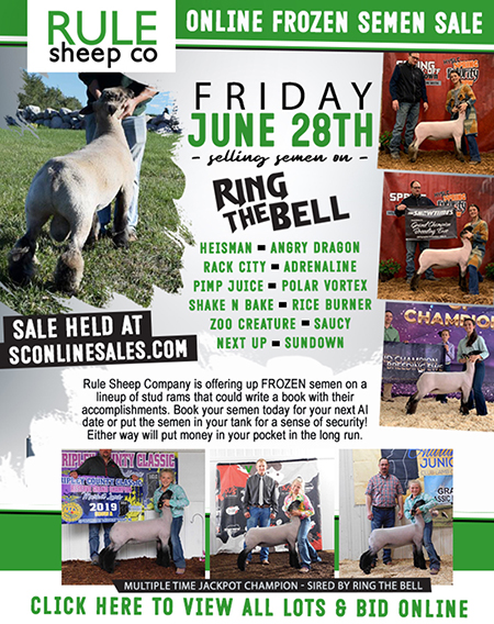 Ring the Bell Frozen Semen Sale